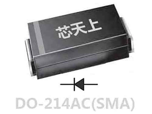 M1-M7二极管封装DO214AC(SMA)电流1A通用贴片规格说明