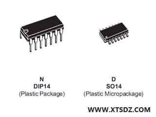 NE556双路独立定时器兼容TTL高达200mA电流