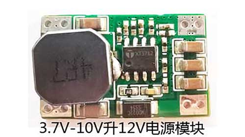 3.7V升12V电源DCDC芯片升压模块测试
